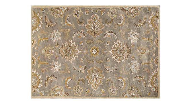 Faiz Hand Tufted Carpet (152 x 244 cm  (60" x 96") Carpet Size, Soft Gold) by Urban Ladder - Cross View Design 1 - 328759