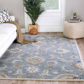Carpet Design Faiz Hand Tufted Carpet (122 x 183 cm  (48" x 72") Carpet Size, Skyline Blue)