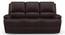 Lebowski Recliner (Three Seater, Dark Chocolate Leatherette) by Urban Ladder - Design 1 Top View - 328779