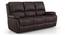 Lebowski Recliner (Three Seater, Dark Chocolate Leatherette) by Urban Ladder - Design 1 Side View - 328780