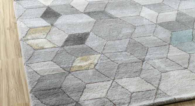 Galicha Hand Tufted Carpet (122 x 183 cm  (48" x 72") Carpet Size, Ashwood) by Urban Ladder - Front View Design 1 - 328833