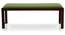 Oribi Upholstered Dining Bench (Mahogany Finish, Avocado Green) by Urban Ladder - Design 1 Top View - 329098