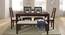 Oribi Upholstered Dining Bench (Mahogany Finish, Wheat Brown) by Urban Ladder - Design 1 Details - 329105