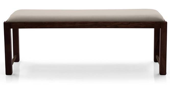 Oribi Upholstered Dining Bench (Mahogany Finish, Wheat Brown) by Urban Ladder - Design 1 Top View - 329106