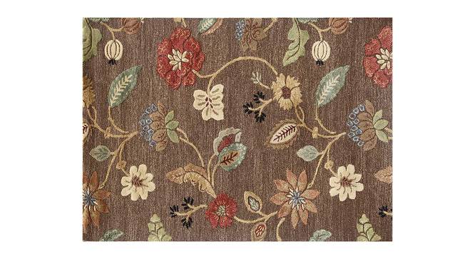 Sabab Hand Tufted Carpet (122 x 183 cm  (48" x 72") Carpet Size, Cocoa Brown) by Urban Ladder - Cross View Design 1 - 329153