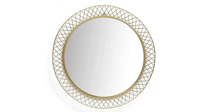 Nash Wall Mirror (Gold) by Urban Ladder - Front View Design 1 - 329218