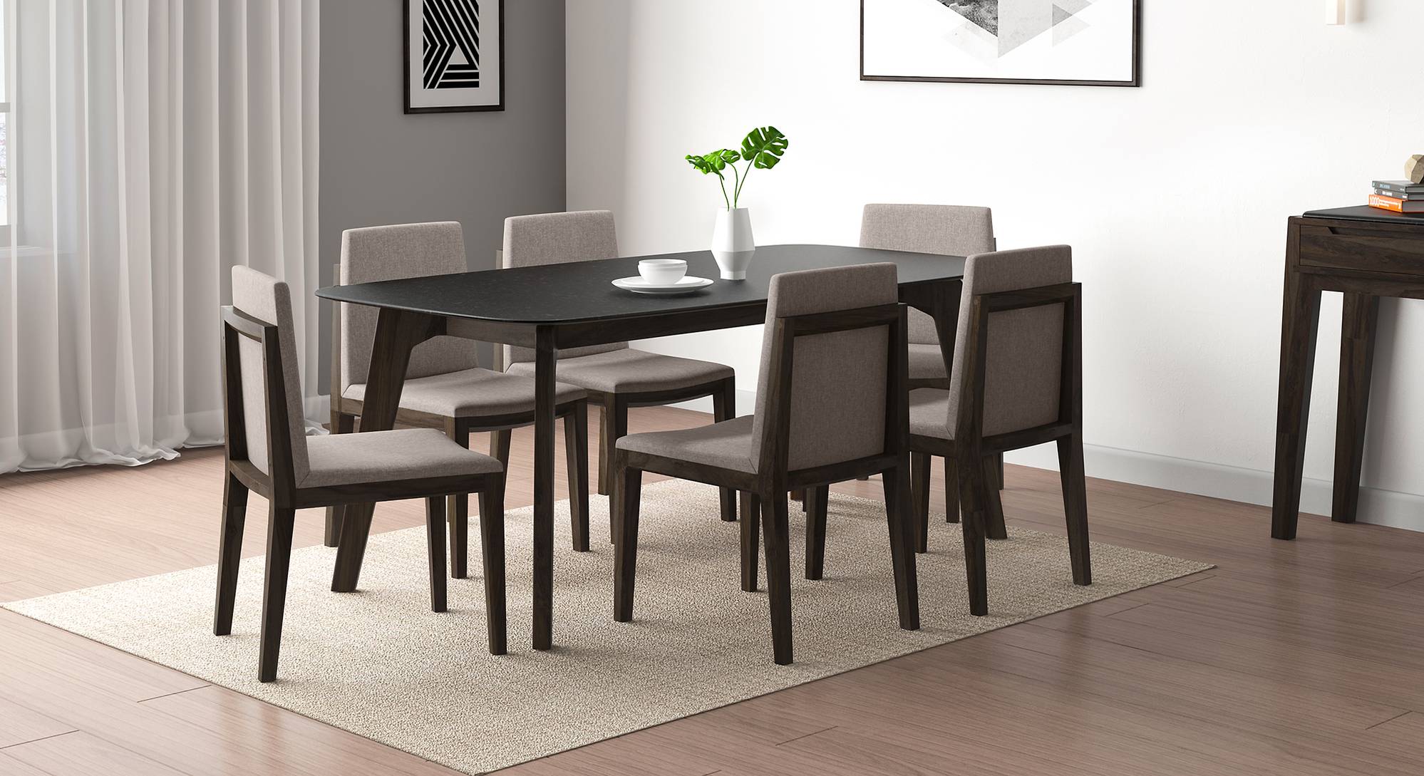 6 seater new arrivals granite dining table