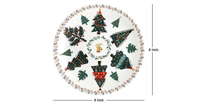 Reindeer Wall Plate by Urban Ladder - Cross View Design 1 - 329991