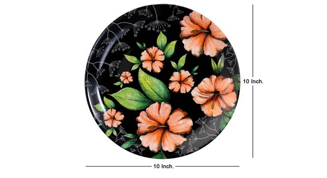 Hibiscus Wall Plate by Urban Ladder - Cross View Design 1 - 330049