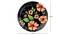 Hibiscus Wall Plate by Urban Ladder - Cross View Design 1 - 330052