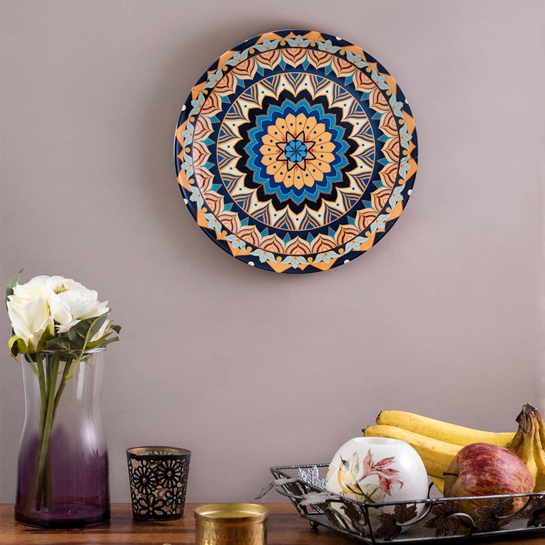 Decorative wall hotsell plates set