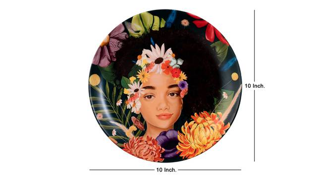 Blooming beauty Wall Plate by Urban Ladder - Cross View Design 1 - 330223