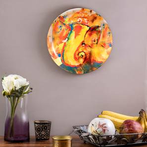 Diwali Gift Ideas Design Multi Coloured Ceramic Wall Plate