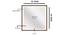 Harper Bathroom Mirror (Brown) by Urban Ladder - Front View Design 1 - 330323