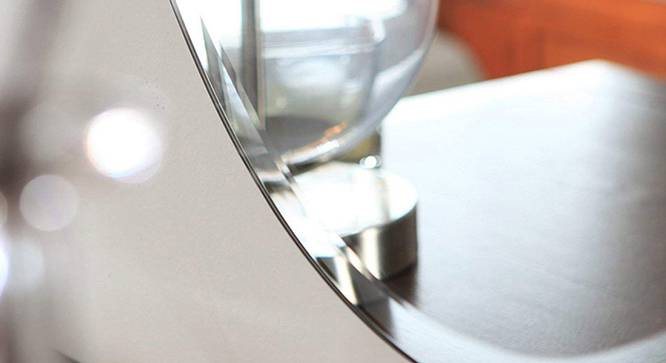 Enzo Bathroom Mirror (Silver) by Urban Ladder - Front View Design 1 - 330361