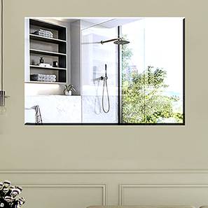 Mirror Design Silver Glass Inches Bathroom Mirror