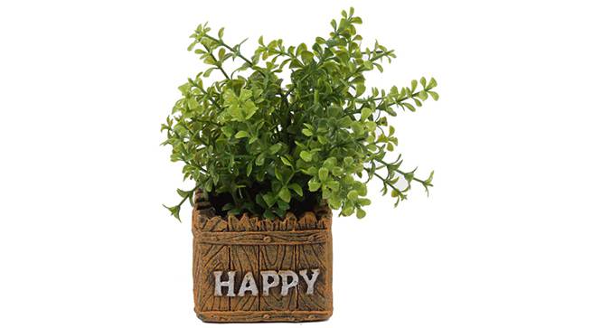 Dugan Artificial Plant (White) by Urban Ladder - Front View Design 1 - 330434