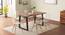 Aquila - DSW 6 Seater Dining Table Set (Teak Finish, Clear) by Urban Ladder - Full View Design 1 - 330500