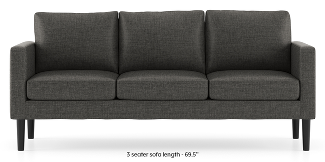 Liverpool Sofa (Steel) (2-seater Custom Set - Sofas, None Standard Set - Sofas, Steel, Fabric Sofa Material, Regular Sofa Size, Regular Sofa Type)