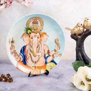 Decorative Plate Design Multi Coloured Ceramic Wall Plate