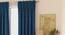 Arezzo Window Curtains - Set Of 2 (Navy Blue, 71 x 152 cm (28"x60") Curtain Size, American Pleat) by Urban Ladder - Front View Design 1 - 330769