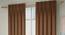 Diablo Door Curtains - Set Of 2 (Brown, 71 x 213 cm (28"x84")  Curtain Size, American Pleat) by Urban Ladder - Front View Design 1 - 330831