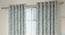Pazaz Door Curtains - Set Of 2 (Turquoise, 132 x 213 cm  (52" x 84") Curtain Size, Eyelet Pleat) by Urban Ladder - Front View Design 1 - 330893