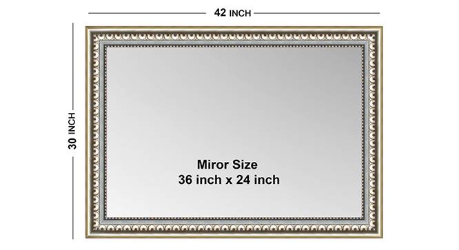 Elina Mirror (Silver) by Urban Ladder - Front View Design 1 - 331409
