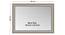 Elina Mirror (Silver) by Urban Ladder - Front View Design 1 - 331409