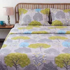 Ac Blankets Design Green Modern GSM Cotton Double Size Quilt