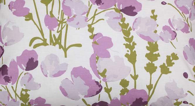Himalayan Poppies Quilt (Purple, Double Size) by Urban Ladder - Design 1 Top View - 331526