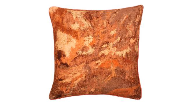 Aaankit Cushion Cover (Orange, 41 x 41 cm  (16" X 16") Cushion Size) by Urban Ladder - Design 1 Details - 331528