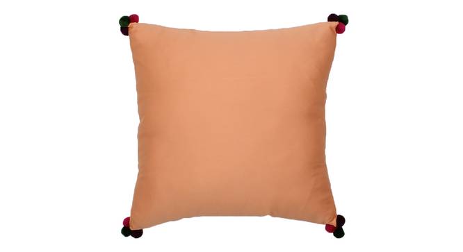Gajari Cushion Cover (Orange, 41 x 41 cm  (16" X 16") Cushion Size) by Urban Ladder - Design 1 Details - 331537
