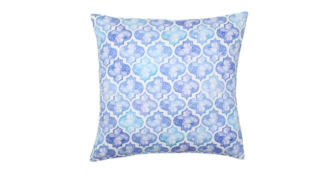 Prarchan Cushion Cover (Blue, 41 x 41 cm  (16" X 16") Cushion Size) by Urban Ladder - Design 1 Details - 331546