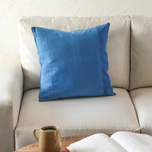 Home Decor In Bangalore Design Varidhi Cushion Cover (Blue, 41 x 41 cm  (16" X 16") Cushion Size)