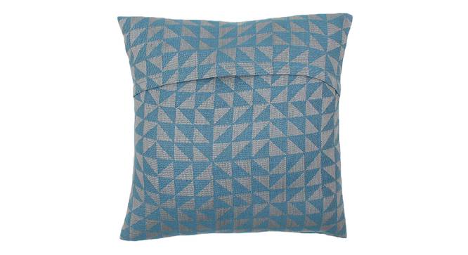 Jyamiti Cushion Cover (Blue, 41 x 41 cm  (16" X 16") Cushion Size) by Urban Ladder - Front View Design 1 - 331574