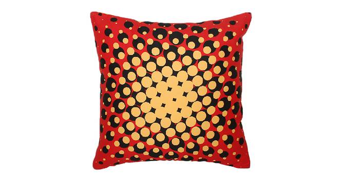 Crossroad Cushion Cover (Red, 41 x 41 cm  (16" X 16") Cushion Size) by Urban Ladder - Design 1 Details - 331579