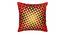 Crossroad Cushion Cover (Red, 41 x 41 cm  (16" X 16") Cushion Size) by Urban Ladder - Design 1 Details - 331579