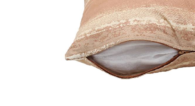 Vartika Cushion Cover (Beige, 41 x 41 cm  (16" X 16") Cushion Size) by Urban Ladder - Front View Design 1 - 331589