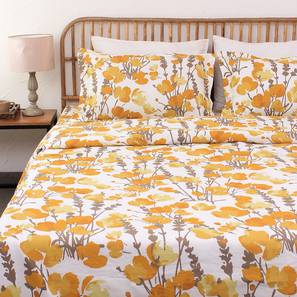 Himalayan poppies duvet cover double yellow lp