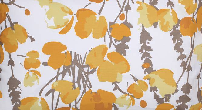 Himalayan Poppies Duvet Cover (Yellow, Double Size) by Urban Ladder - Design 1 Top View - 332022