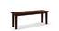 Diner Dining Bench (Dark Walnut Finish) by Urban Ladder - Cross View - 332517