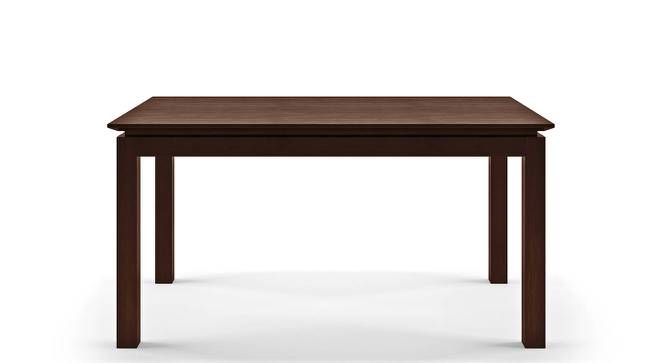Diner 6 Seater Dining Table (Dark Walnut Finish) by Urban Ladder - Front View - 