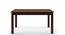 Diner 6 Seater Dining Table (Dark Walnut Finish) by Urban Ladder - Front View - 