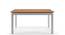 Diner 6 Seater Dining Table (Golden Oak Finish) by Urban Ladder - Front View - 332533