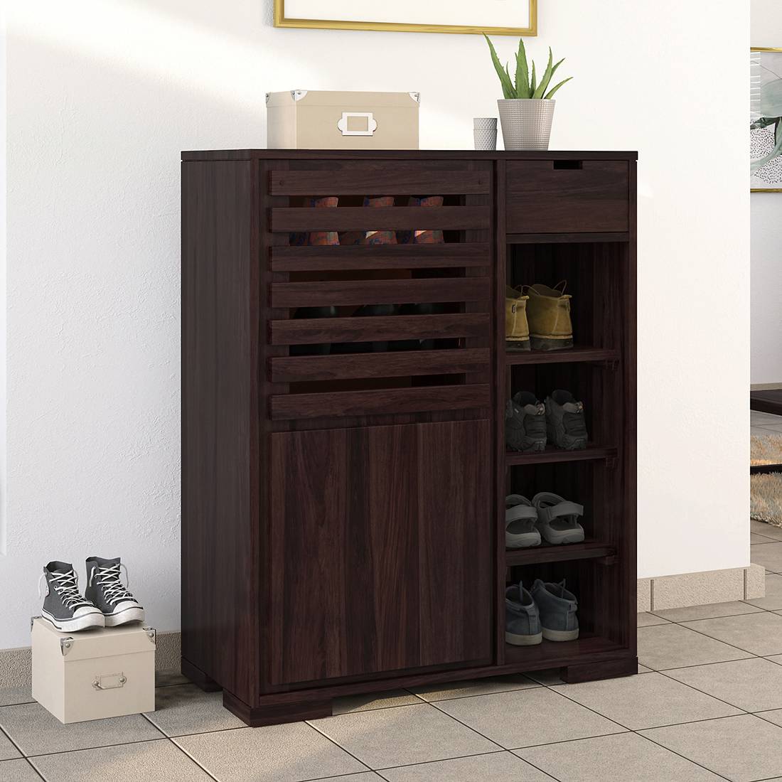 New Wooden Shoe Rack