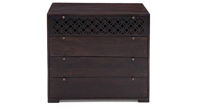Alaca Chest Of Four Drawers (Mahogany Finish) by Urban Ladder - Front View Design 1 - 332786
