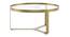 Voltaire Coffee Table (Antique Brass Finish) by Urban Ladder - Cross View Design 1 - 332804
