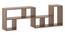 Hayden Display Shelf (35-book capacity) (Classic Walnut Finish) by Urban Ladder - Front View Design 1 - 333220