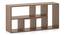 Hayden Display Shelf (35-book capacity) (Classic Walnut Finish) by Urban Ladder - Cross View Design 1 - 333221
